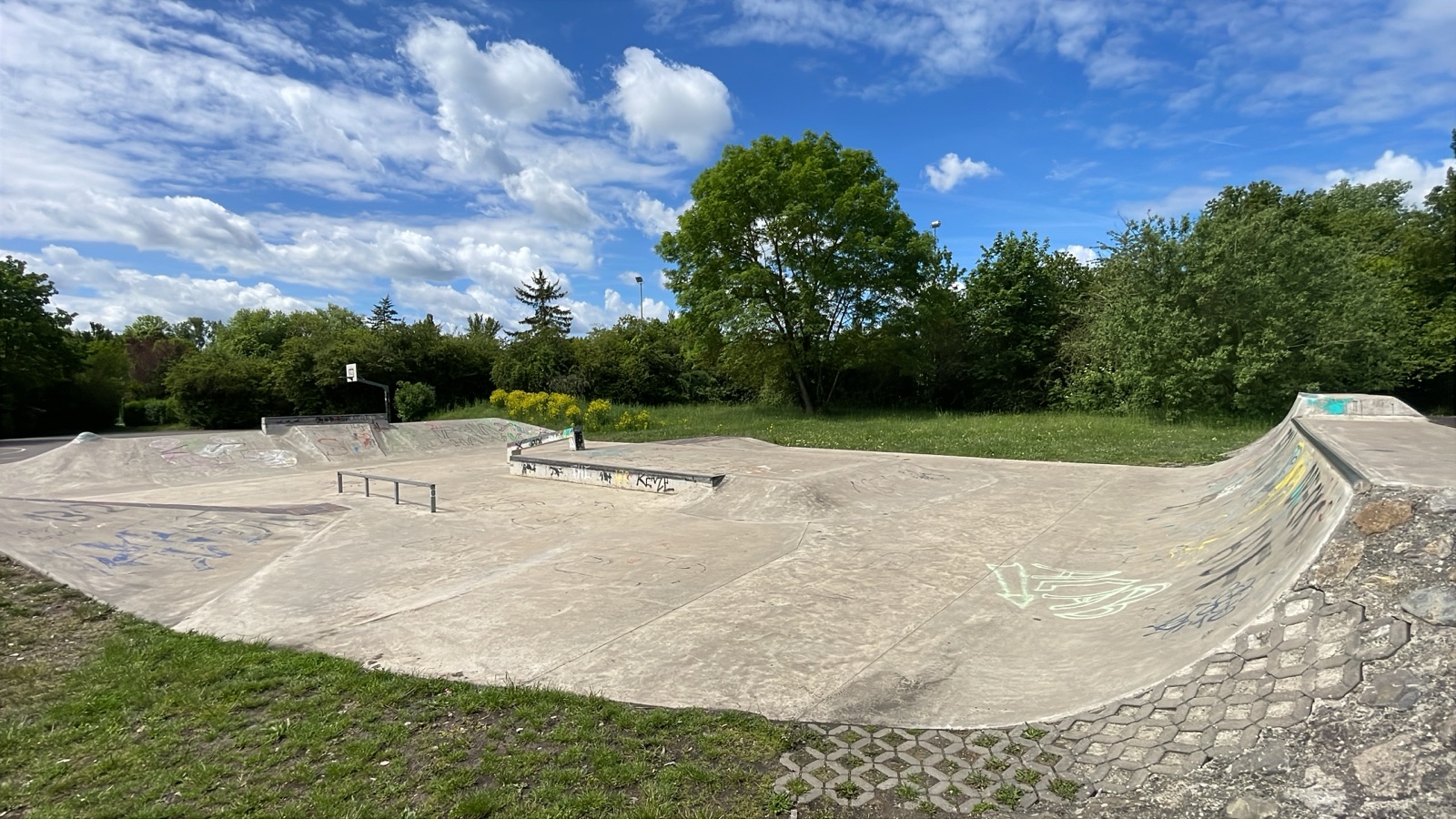 Übersicht des Skateparks Bad Windsheim