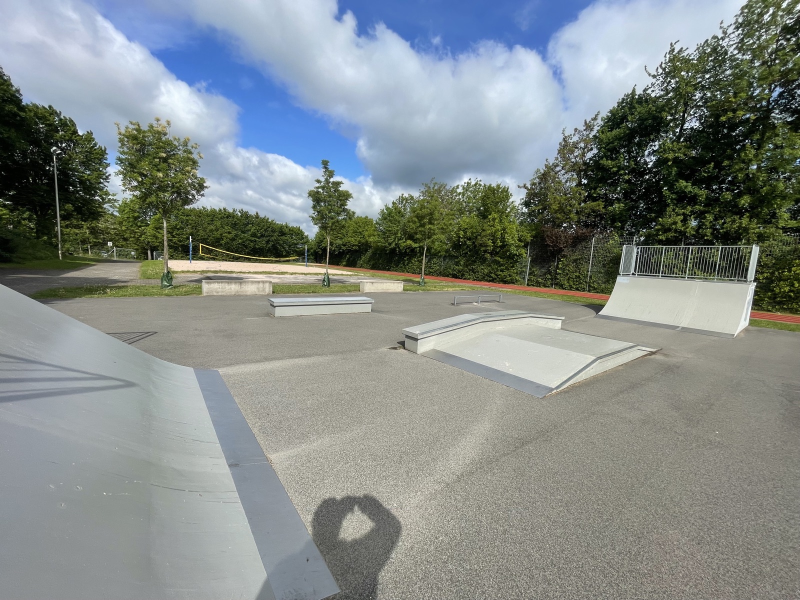 Übersicht des Skateparks Eisingen