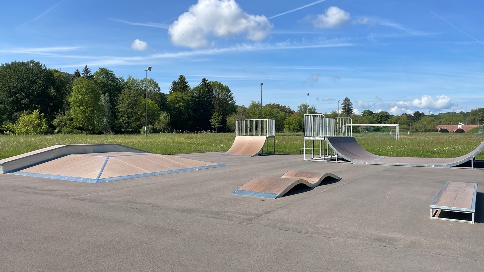 Übersicht des Skateparks Euerdorf
