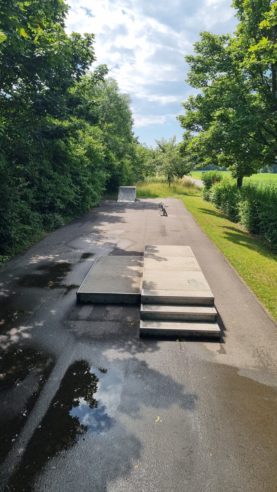 Übersicht des Skateparks Niederwerrn